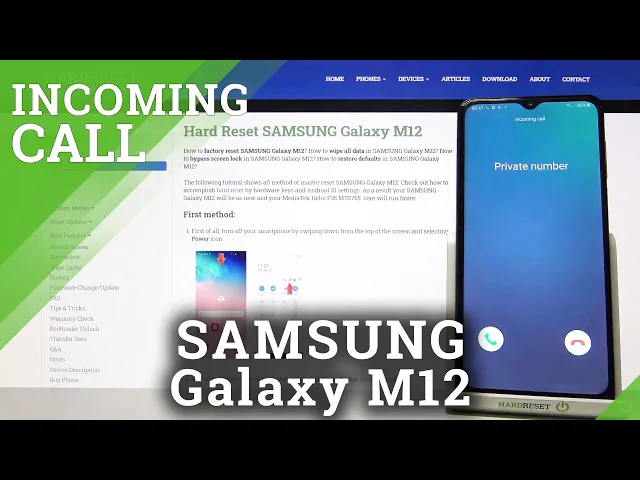 Video thumbnail for Incoming Call in SAMSUNG Galaxy M12 – Animation of Incoming Call