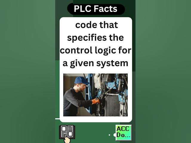 'Video thumbnail for PLC Facts - PLC programming involves...'
