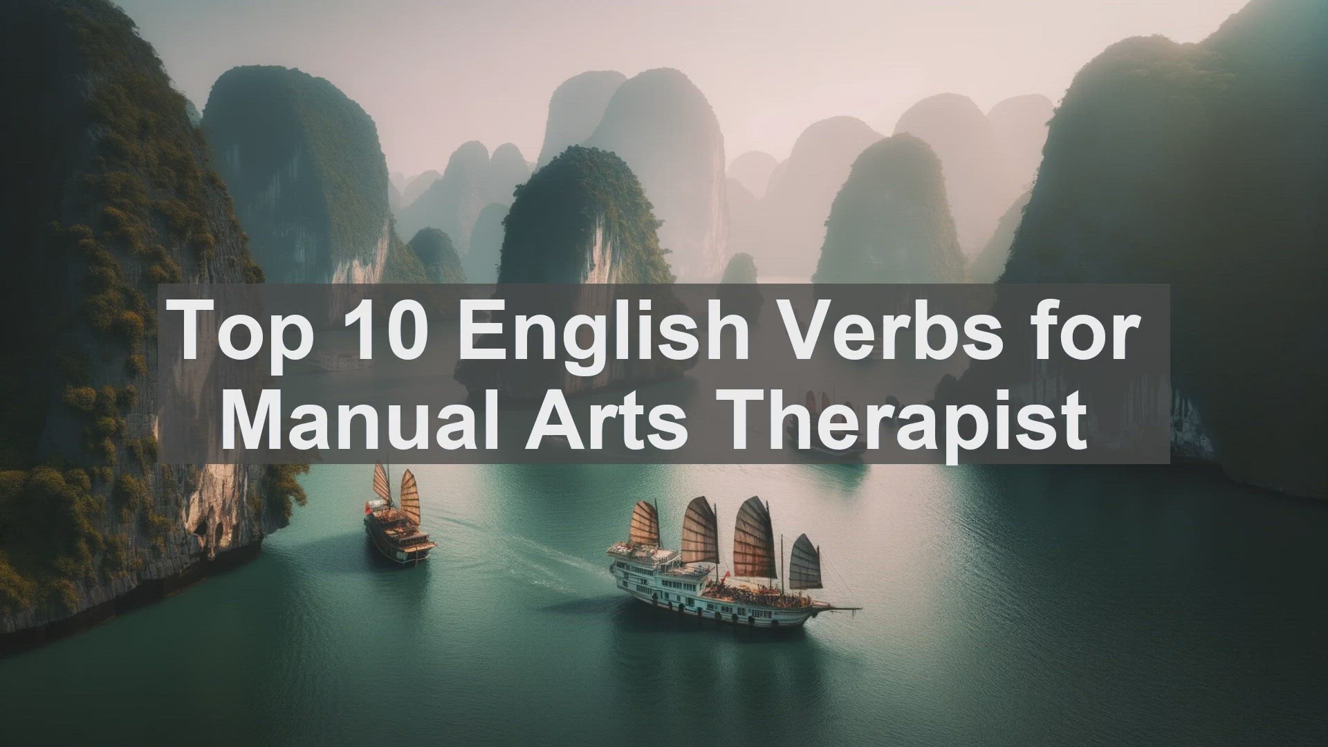 'Video thumbnail for Top 10 English Verbs for Manual Arts Therapist'
