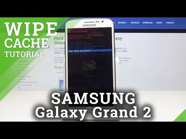 Video thumbnail for How to Wipe Cache Data on Samsung Galaxy Grand 2 - Refresh Device System