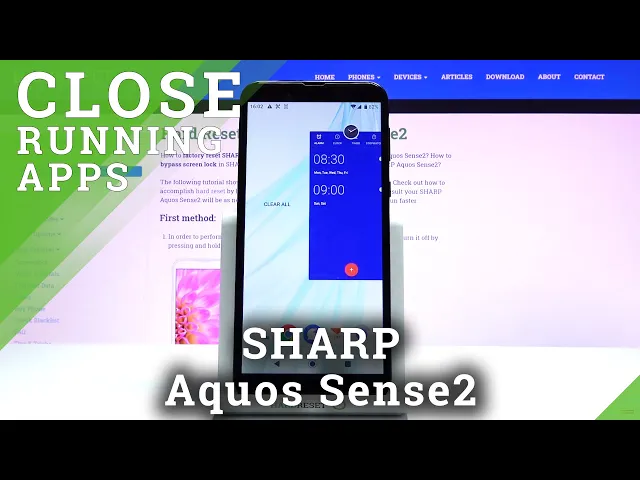 Video thumbnail for How to Close Running Apps in SHARP Aquos Sense2 – Deactivate Apps