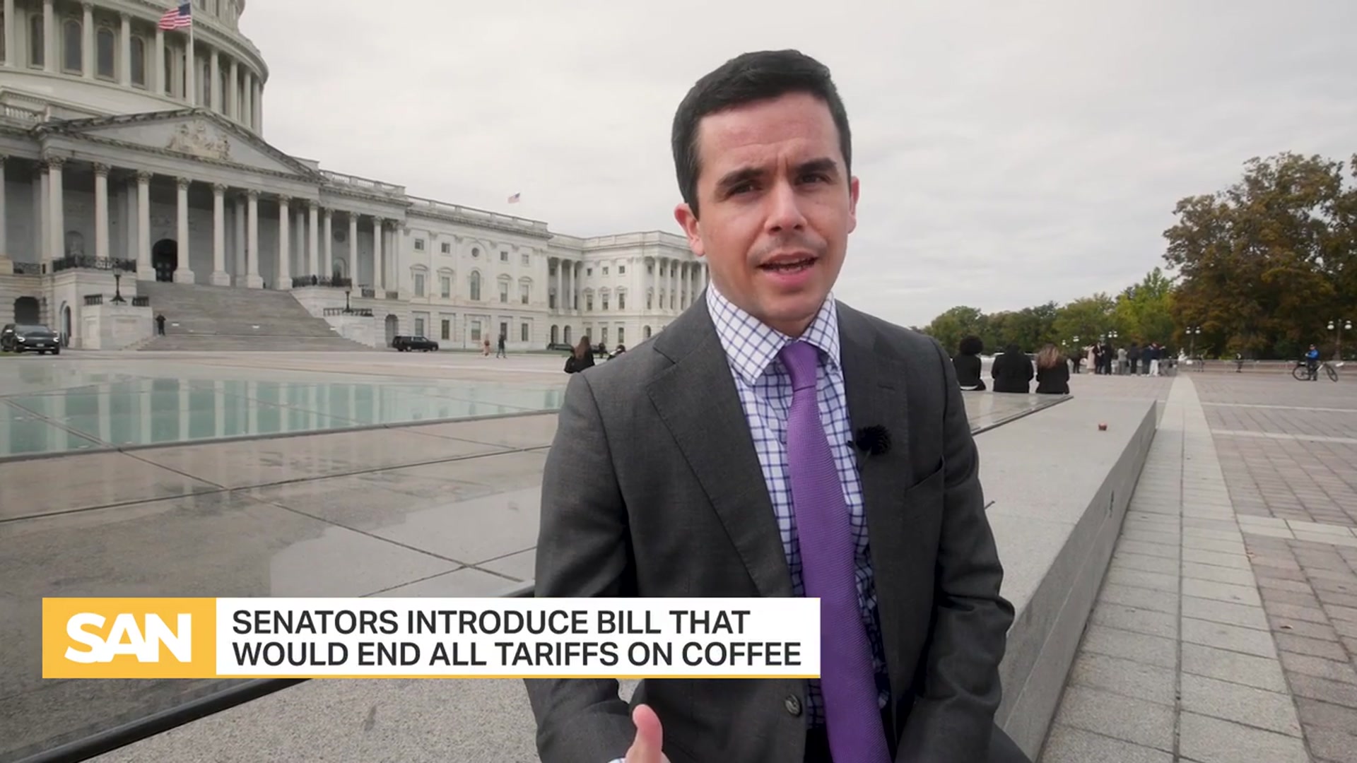 'Video thumbnail for No Coffee Tax Act could cut cost of a cup as Senate aims to curtail Trump tariffs'