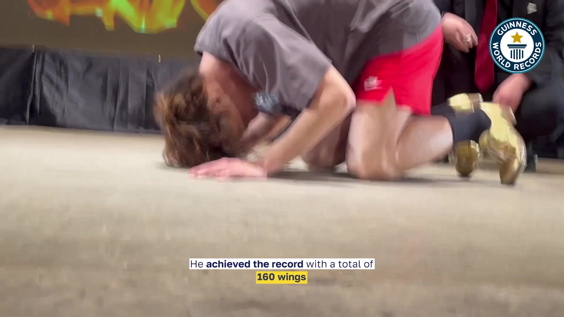 Video thumbnail for Most Tap Dance Wings Record