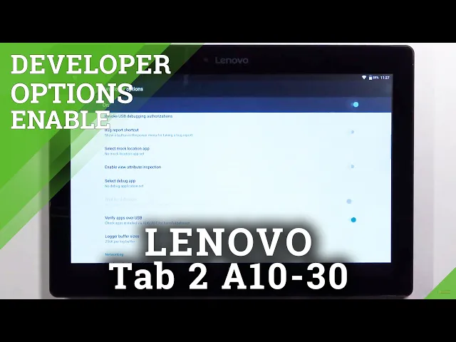 Video thumbnail for How to Enter Developer Options on LENOVO Tab 2 A10-30 – Open Developer Mode