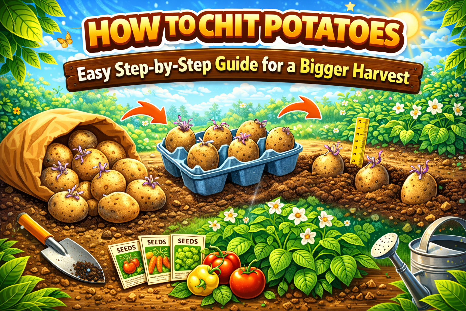 Video thumbnail for How to Chit Potatoes | Easy Step-by-Step Guide for a Bigger Harvest