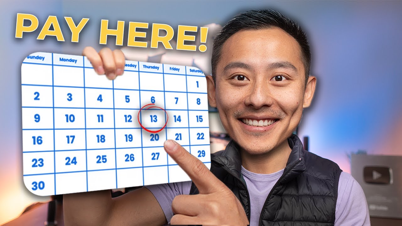'Video thumbnail for BEST Day to Pay your Credit Card Bill (Increase Credit Score)'