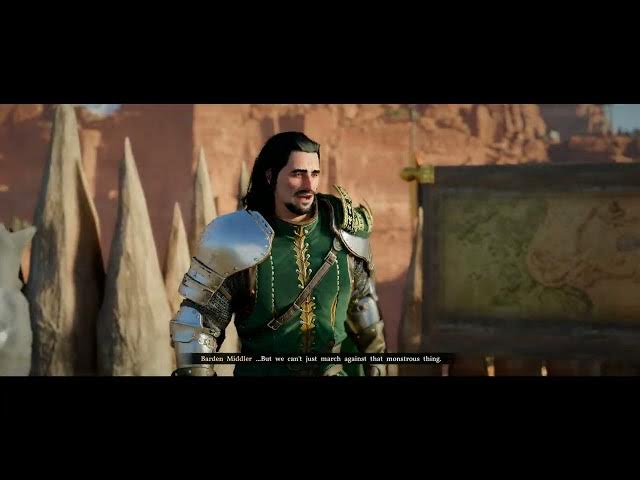 Video thumbnail for Crimson Desert - Ch 12. Precise Execution: Fort Musket: Stefan Lanford and Barden Middler Cutscene