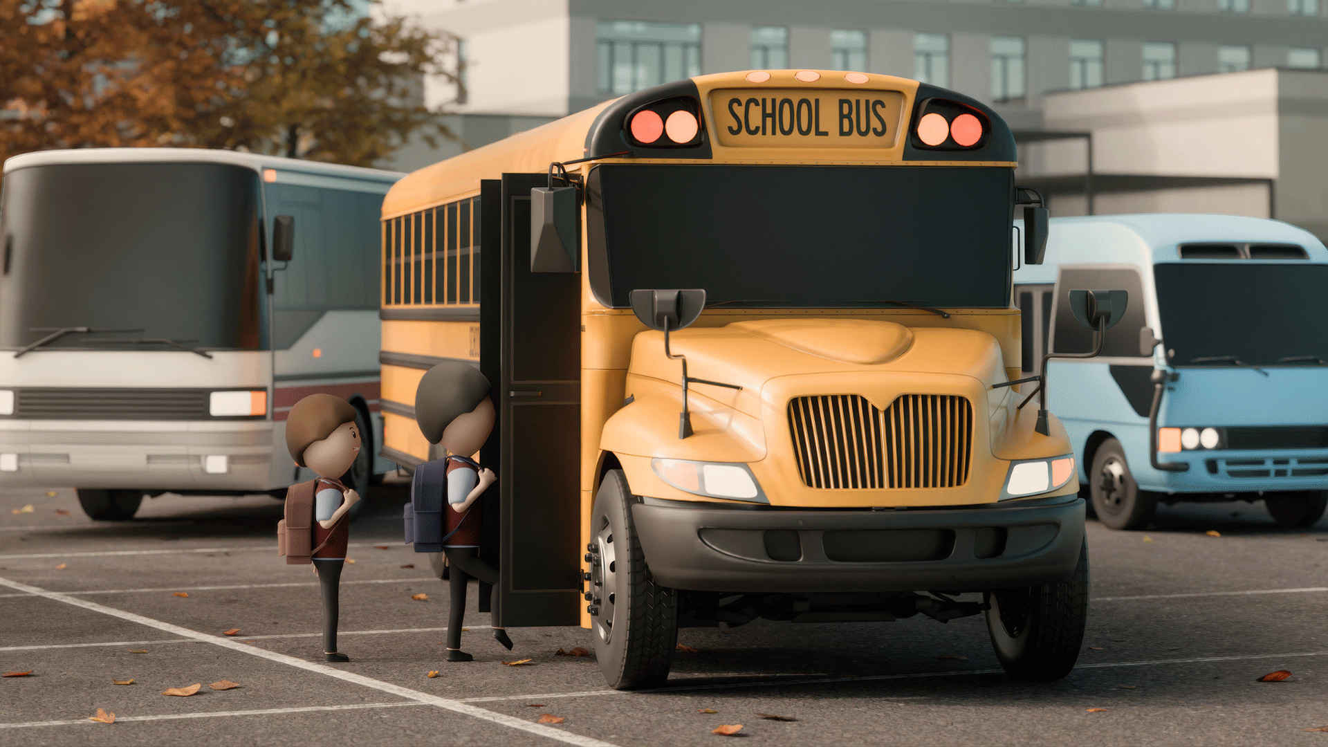 Video thumbnail for City Bus Manager - Official School Bus & Student Transportation DLC Launch Trailer