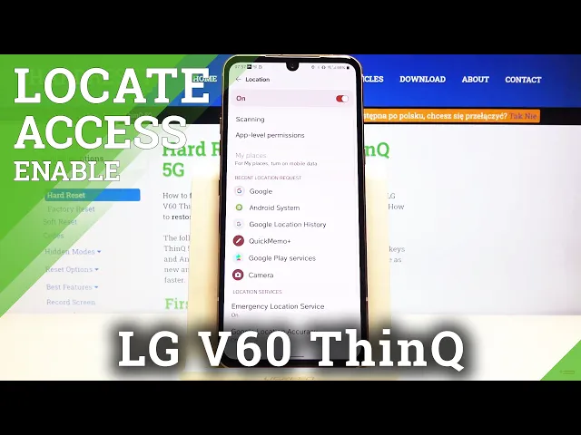 Video thumbnail for How to Turn Off Device’s Location in LG V60 ThinQ – Change Location Settings
