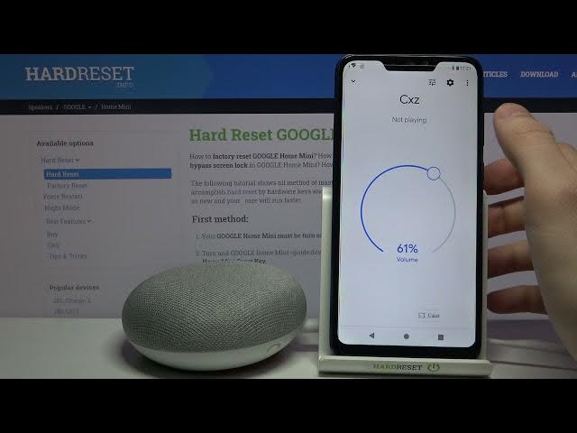 Video thumbnail for How to Forget Wi-Fi in Google Home Mini - Disconnect Particular Network
