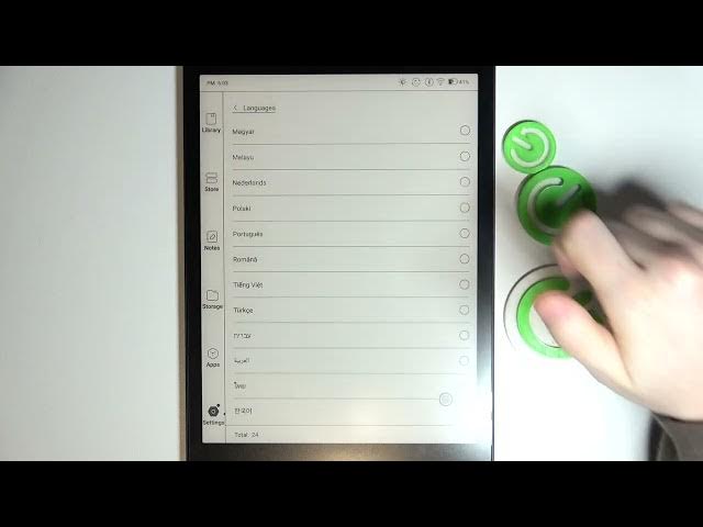 Video thumbnail for Onyx Boox Note 5 How To Change Language