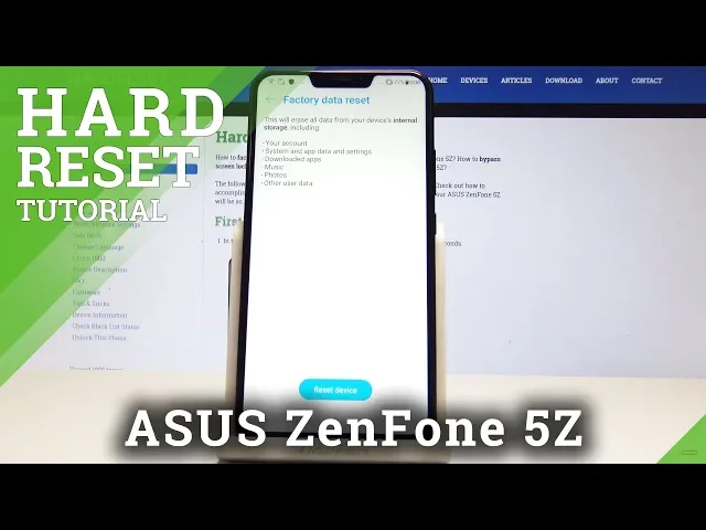 Video thumbnail for How to Factory Reset in ASUS ZenFone 5Z - Erase Everything / Restore Defaults