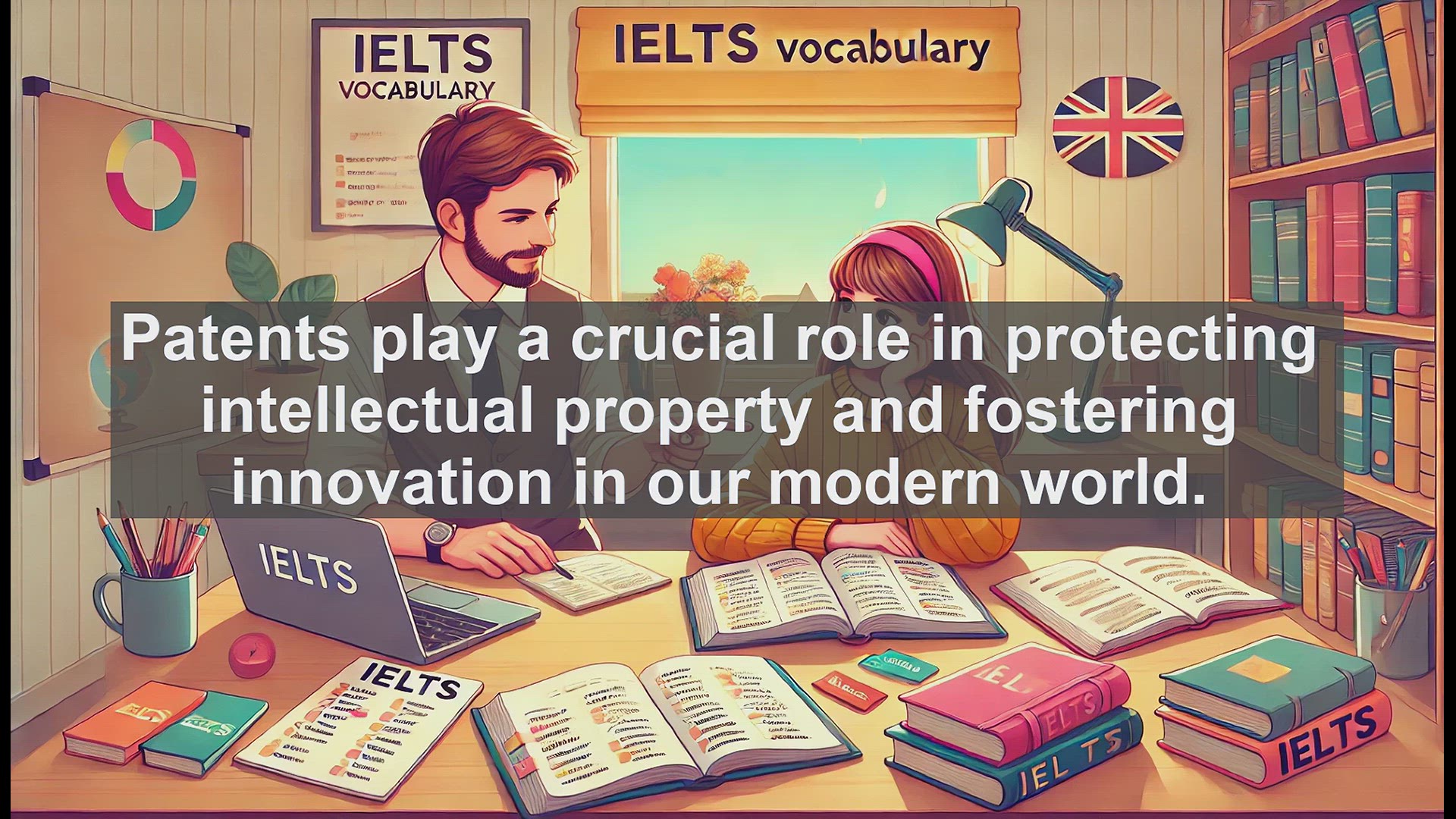 'Video thumbnail for 5000 Must Know IELTS 8.0 Vocabulary - Understanding 'Patent': Key Vocabulary for IELTS Success'