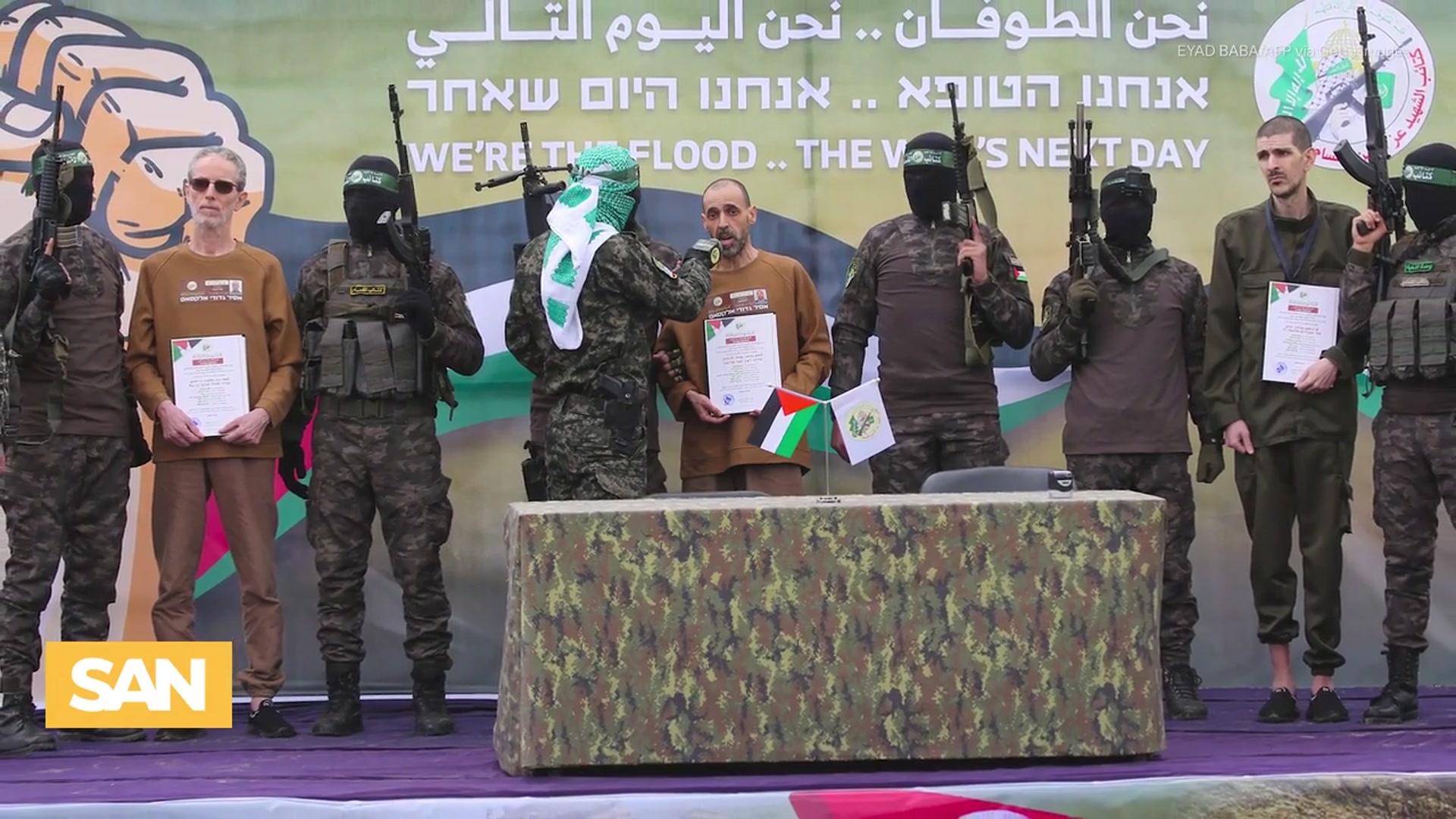'Video thumbnail for Several Arab and Muslim states call on Hamas to disarm, relinquish power'