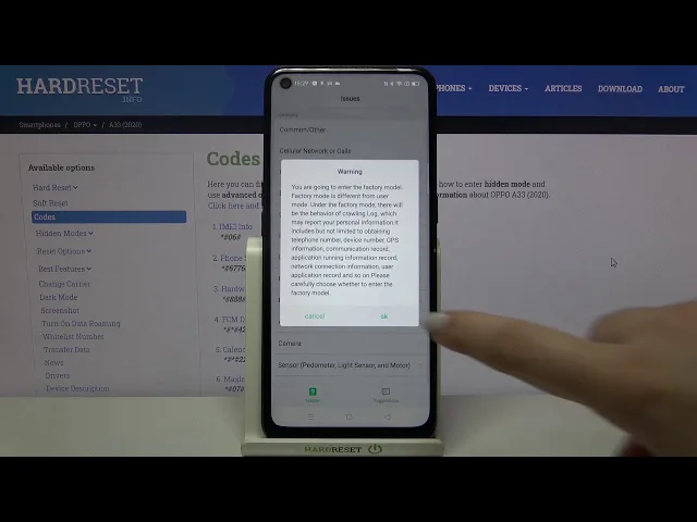 Video thumbnail for OPPO A33 2020 Secret Codes