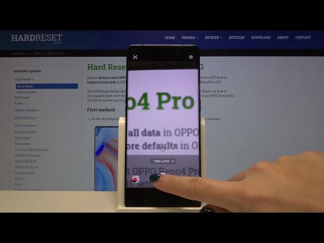 Video thumbnail for How to Record Timelapse on OPPO Reno4 Pro – Timelapse