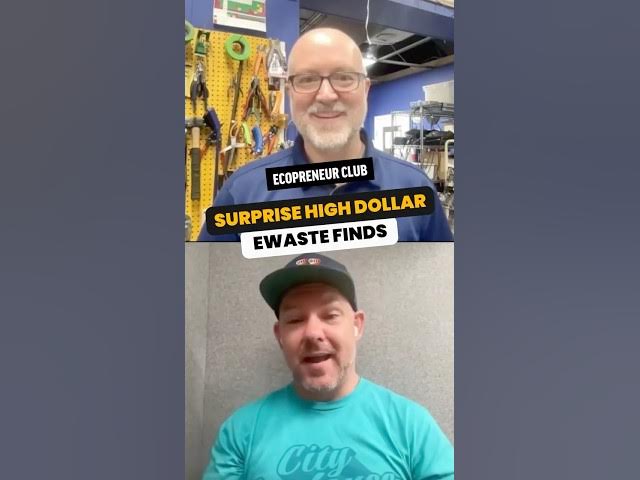 Video thumbnail for Surprise high dollar eWaste finds #shorts