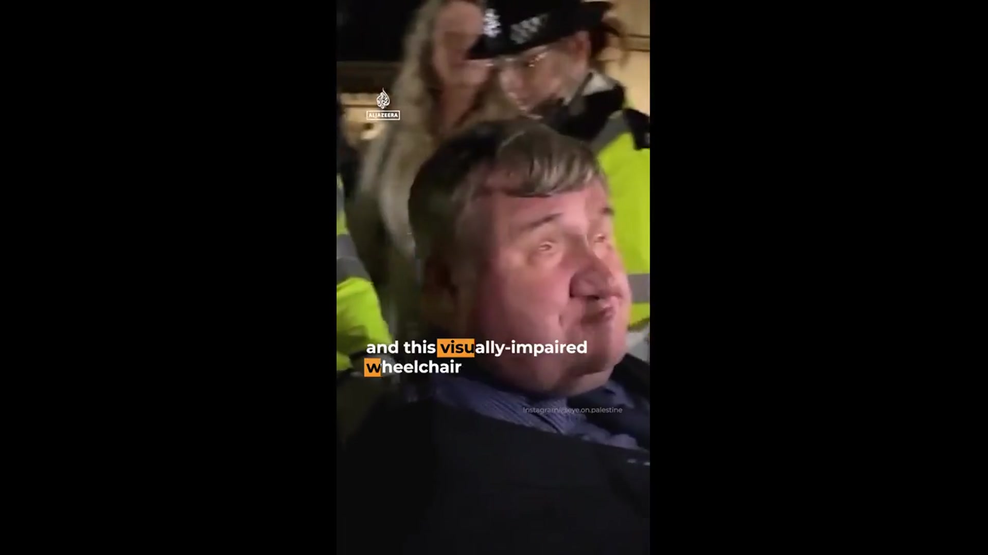 'Video thumbnail for UK protesters are not backing down over Palestine'