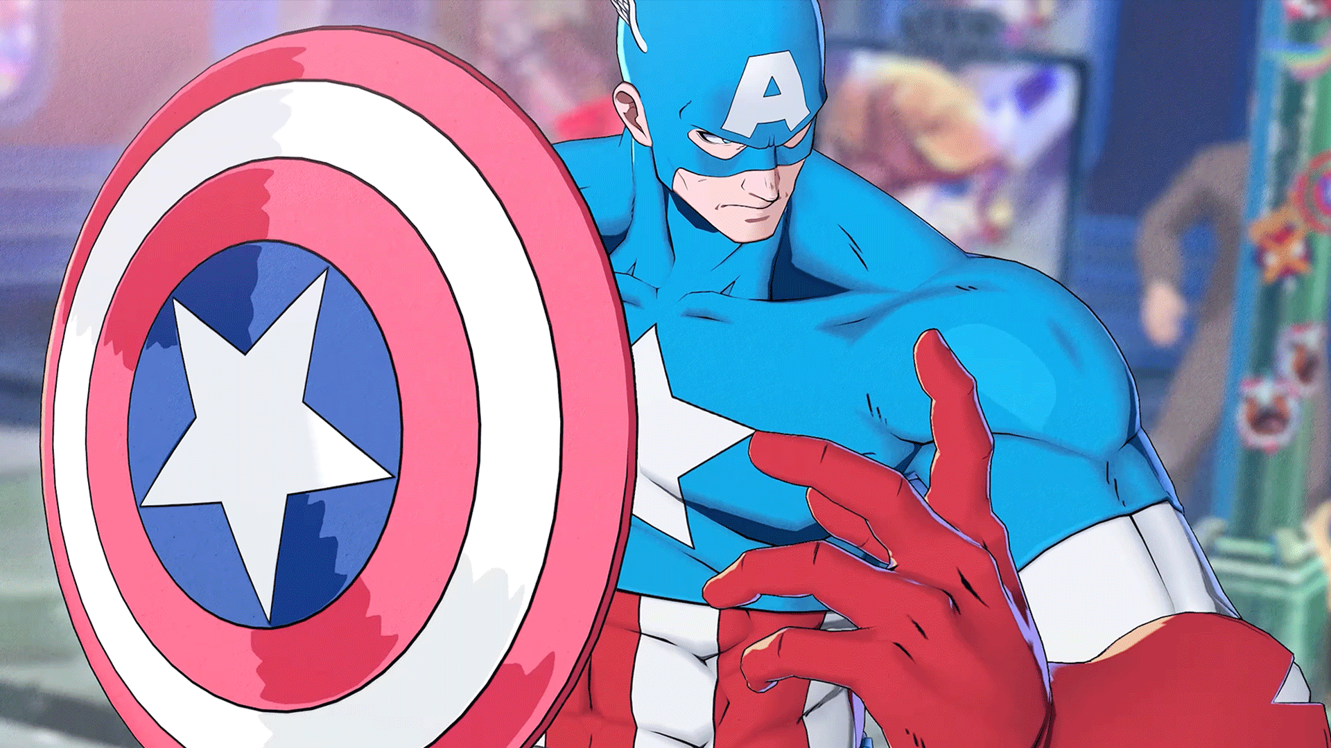 Video thumbnail for Marvel Tokon: Fighting Souls - Official Captain America Classic Costume Trailer