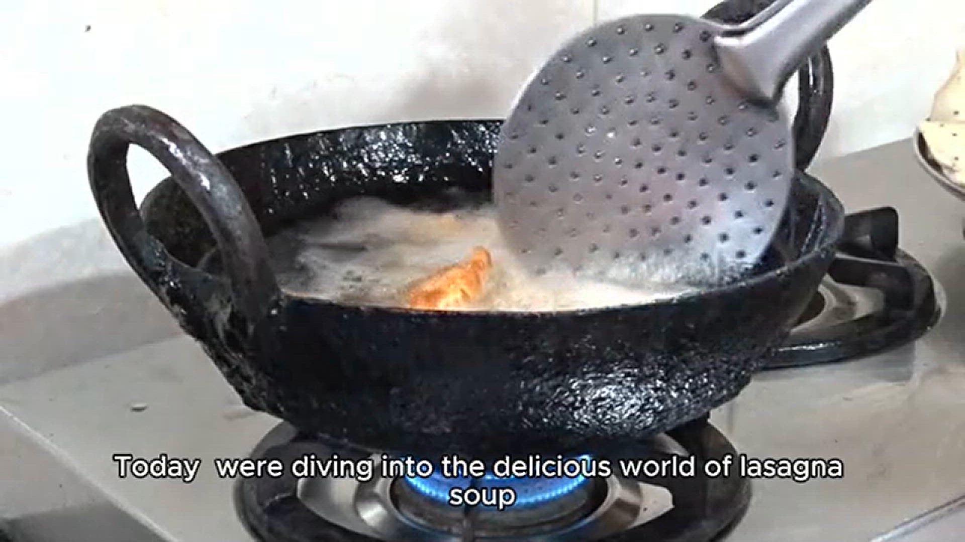 'Video thumbnail for MORF lasagna soup recipe'