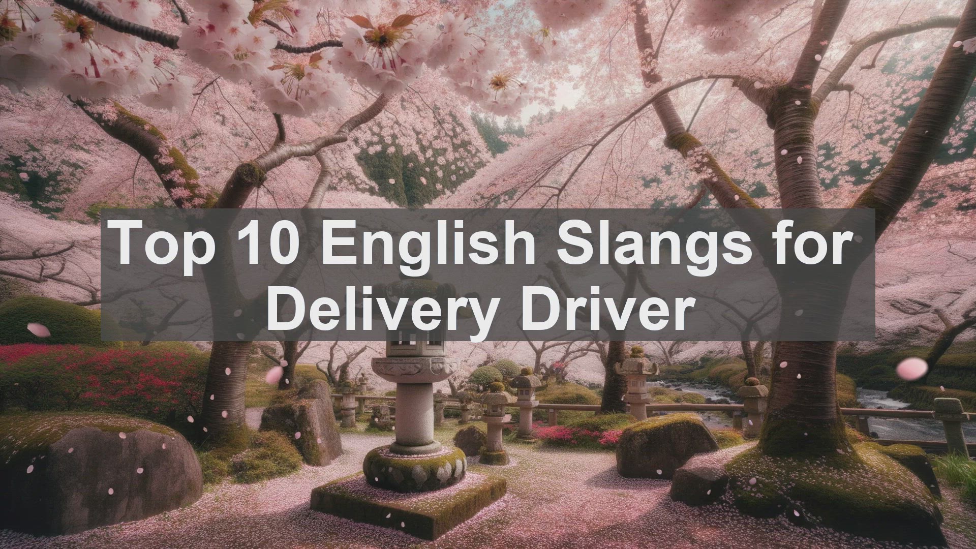 'Video thumbnail for Top 10 English Slangs for Delivery Driver'