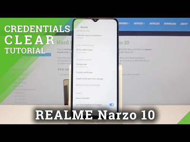 Video thumbnail for REALME Narzo 10 – Delete All Licenses & Clear Credentials