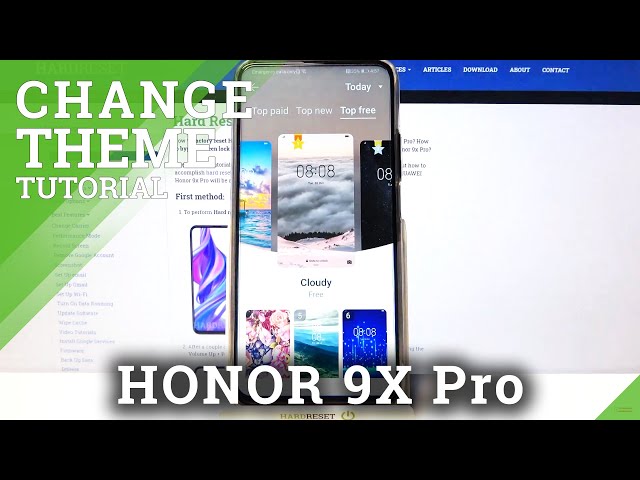 Video thumbnail for HUAWEI Honor 9x Pro / Personalize Menu Look - Change Screen Theme