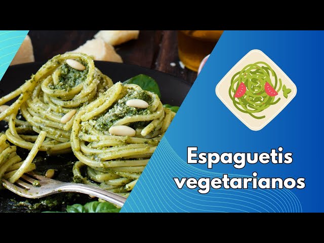 'Video thumbnail for Espaguetis vegetarianos con salsa de arvejas: Video'