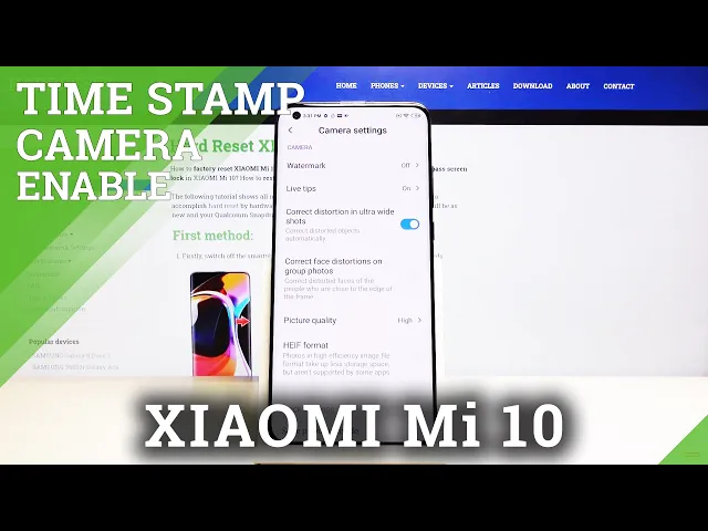 Video thumbnail for How to Manage Time Stamp on Photos in XIAOMI Mi 10 -  Add Time Information