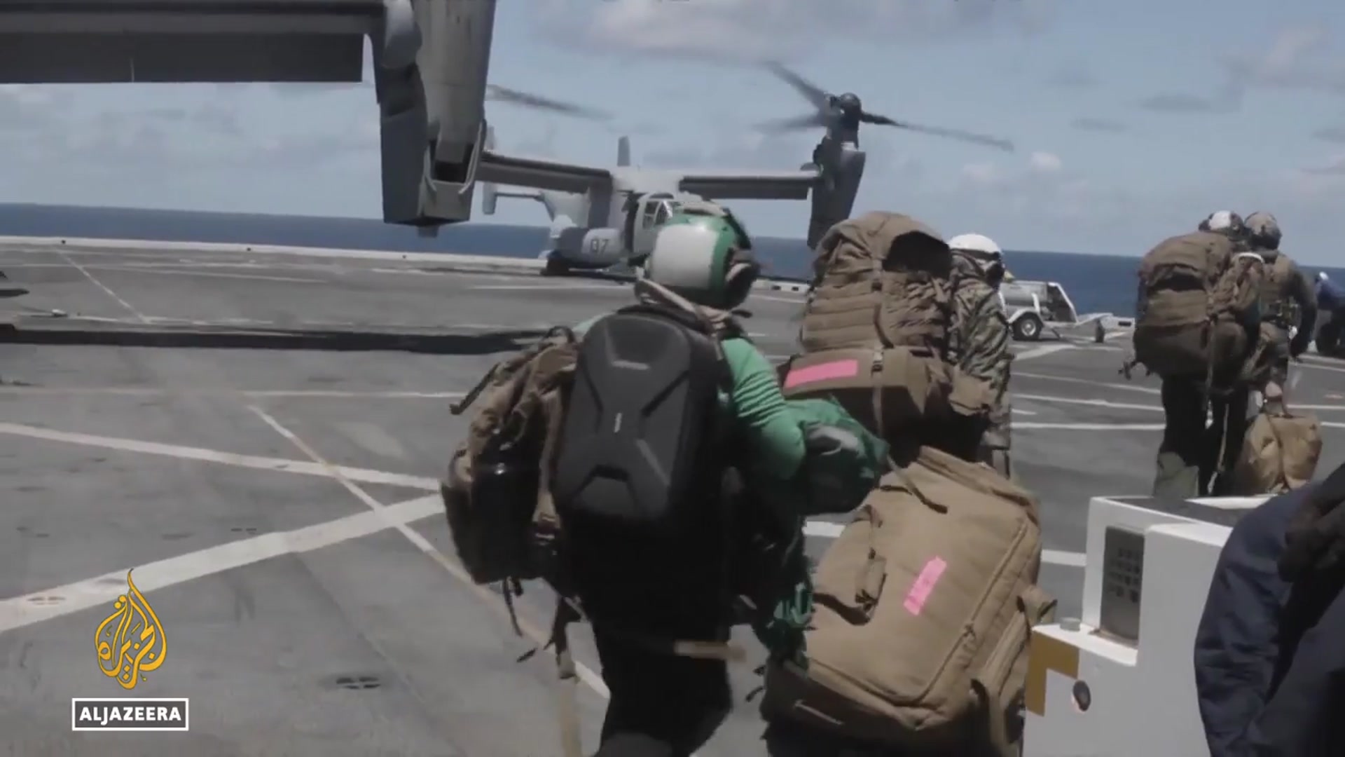 'Video thumbnail for US Navy deployment to Puerto Rico: Residents hope fleet will help bail out economy'