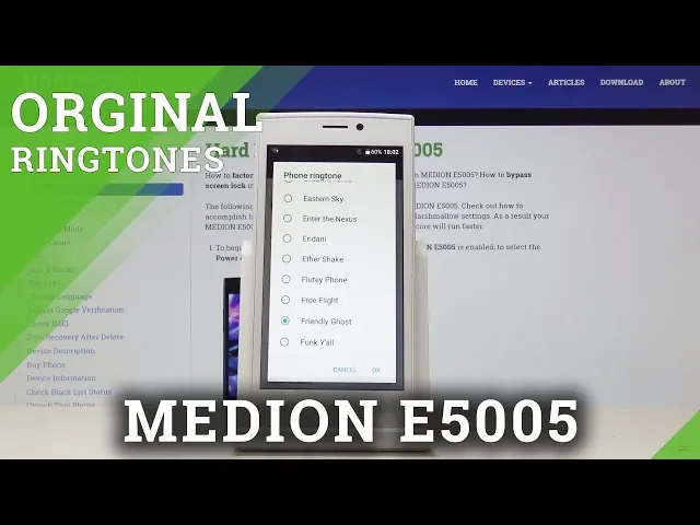 Video thumbnail for All the Ringtones in MEDION E5005 - Change Tune