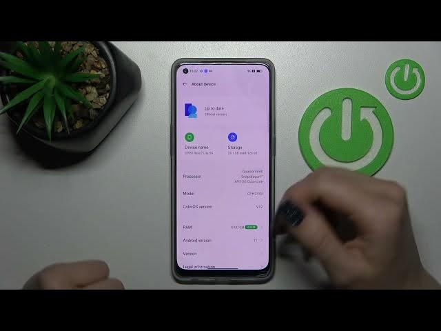 Video thumbnail for Oppo Reno 7 Lite - How To Check Device Model