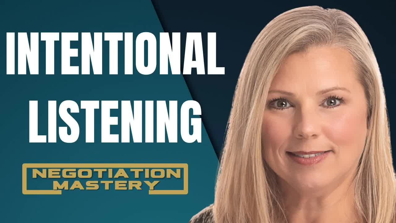 Video thumbnail for Negotiation Mastery: mastering tactical listening for workplace communication