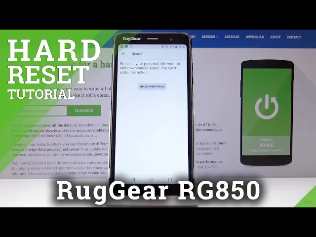 Video thumbnail for How to Factory Reset RUGGEAR RG850 – Delete All Content & Settings