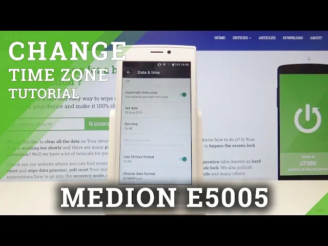 Video thumbnail for How to Set Up Date & Time Zone in MEDION E5005 - Change Time & Date