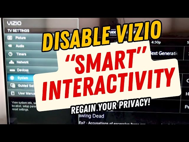 Video thumbnail for How to Disable Vizio "Smart Interactivity"