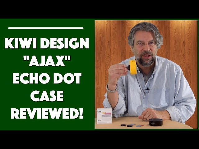 Video thumbnail for Kiwi Design AJAX Case & Mounting Kit for Echo Dot - REVIEWED