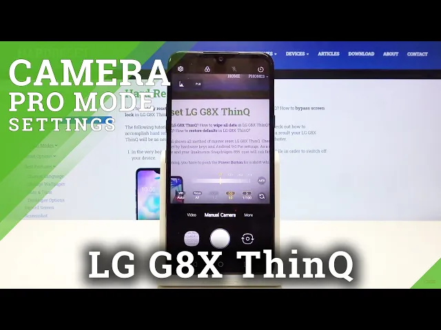 Video thumbnail for How to Use Camera Pro Mode on LG G8X ThinQ – Camera Pro Mode Settings