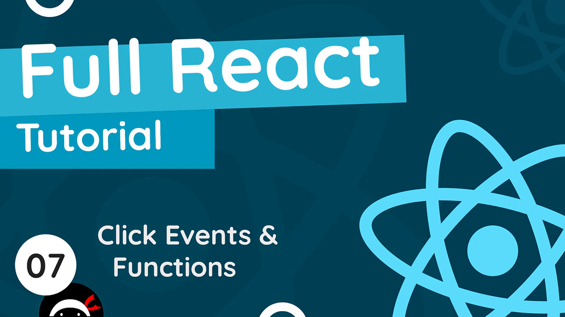 'Video thumbnail for Full React Tutorial #7 - Click Events'