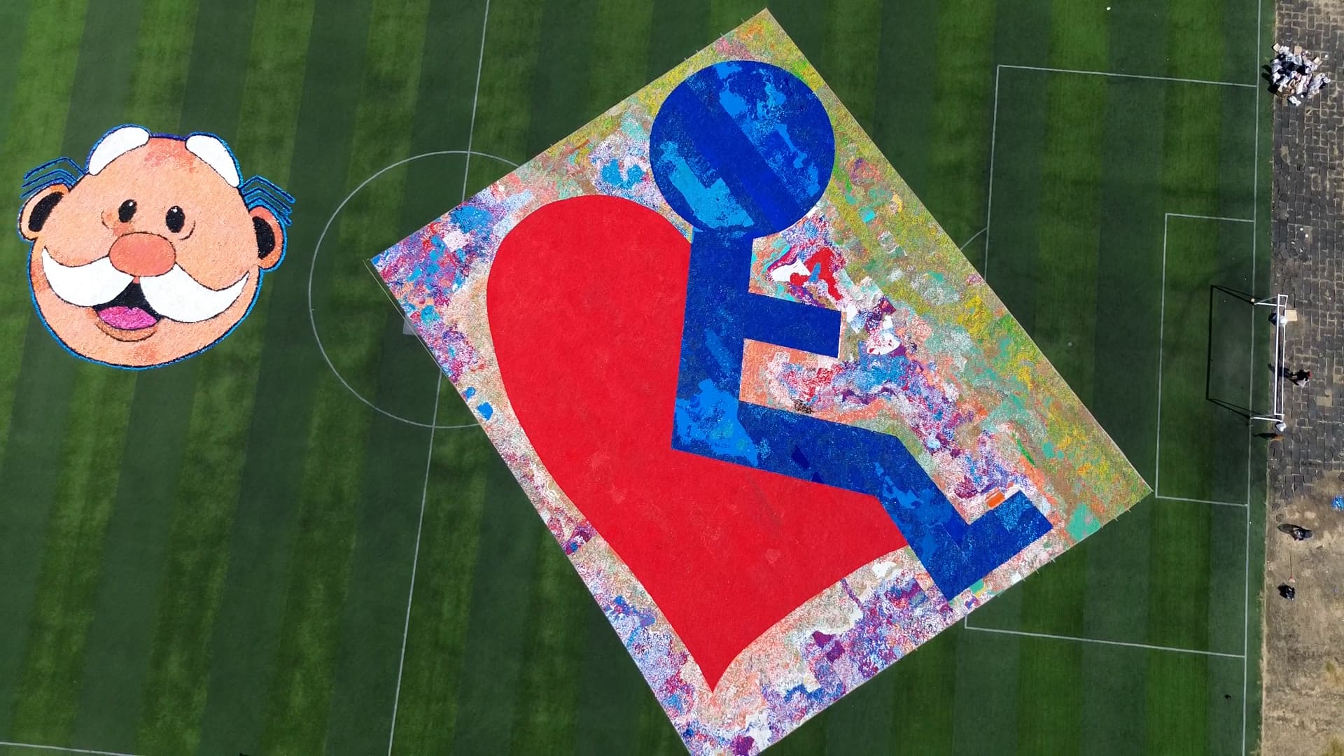 Video thumbnail for Largest Bottle Cap Mosaic Record