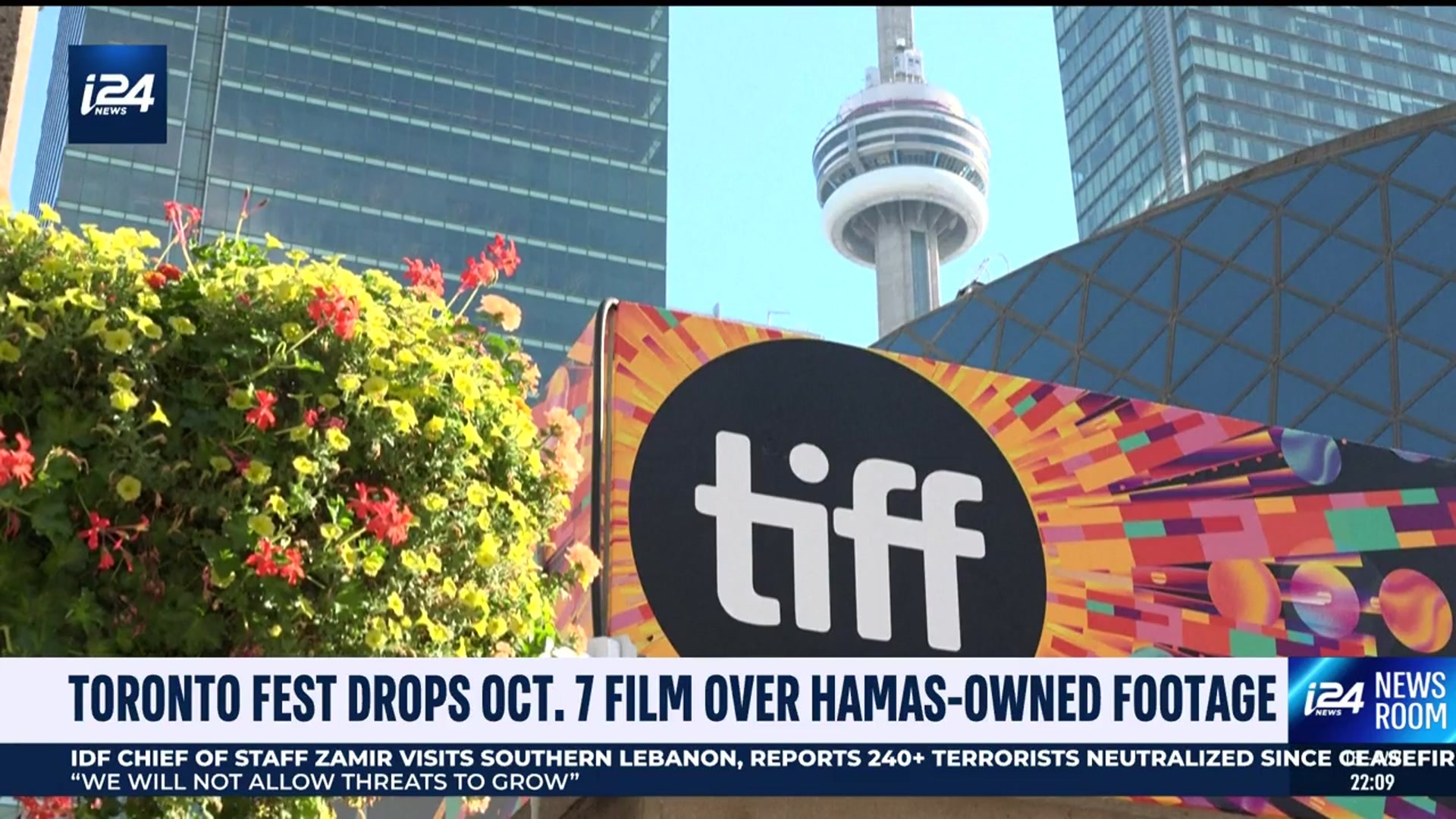 'Video thumbnail for Toronto fest drops Oct. 7 film over Hamas-owned footage'