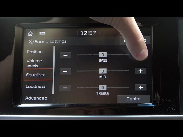 Video thumbnail for How to Open Sound Equalizer in KIA Sportage? 2019 Fourth Generation