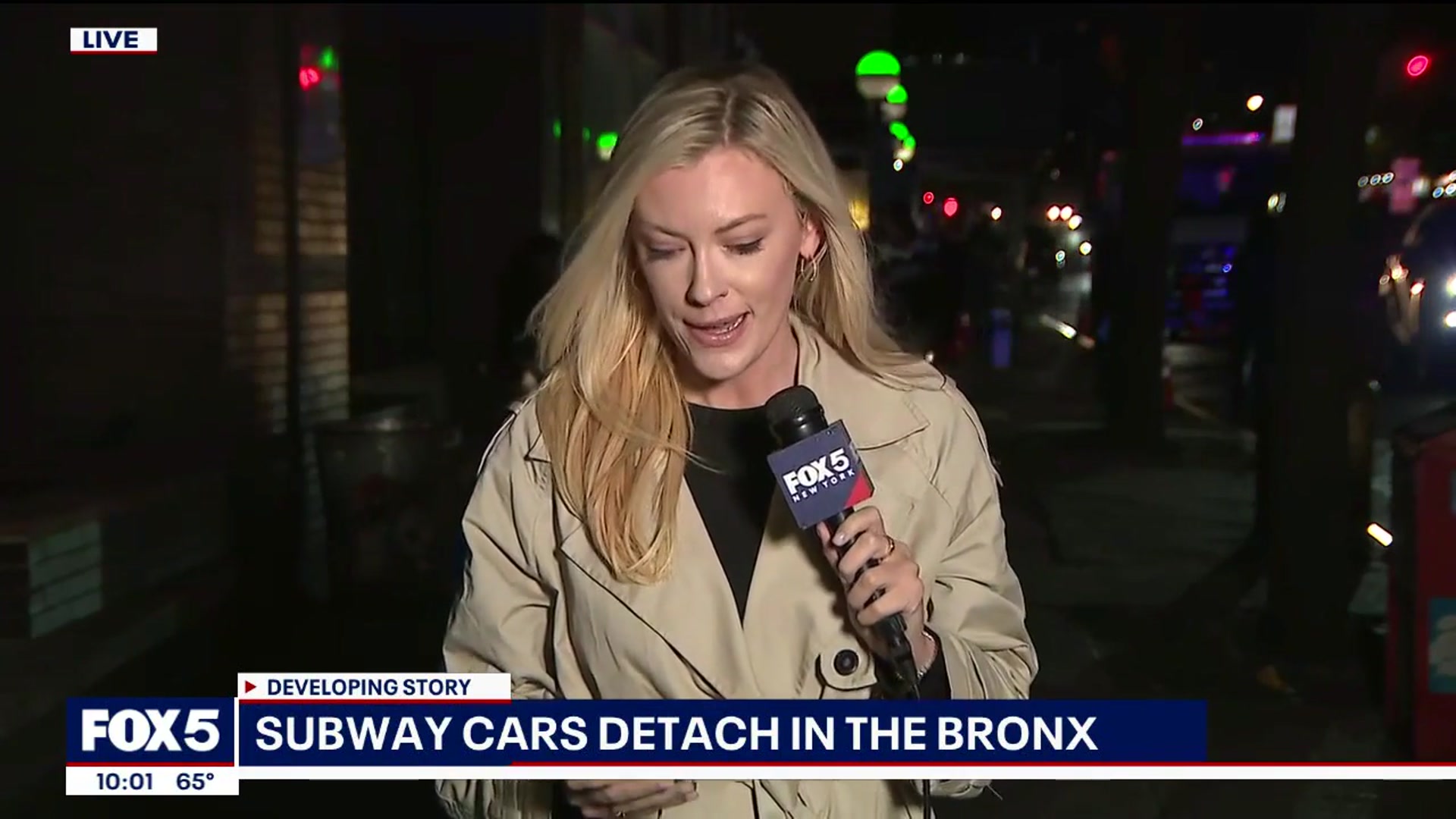 'Video thumbnail for Bronx subway incident: 4 train car separates, passengers safe'
