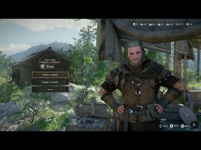 Video thumbnail for Crimson Desert - Chapter 4 Greymane Camp: Talk To Carl Donate Funds: Ross - Dispatch Luke and Ronald