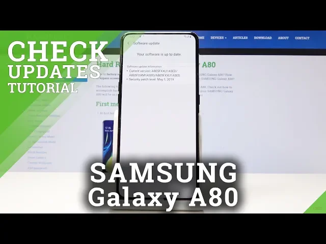 Video thumbnail for How to Check for Updates in SAMSUNG Galaxy A80 - Android Current Version