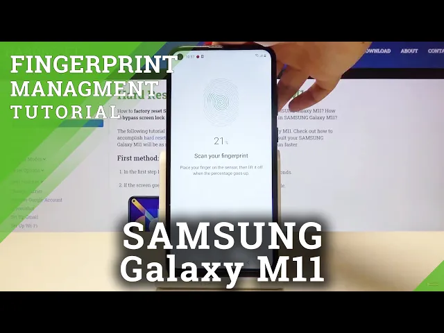 Video thumbnail for How to Set Up Fingerprint Lock Screen in Samsung Galaxy M11 - Add Fingerprint