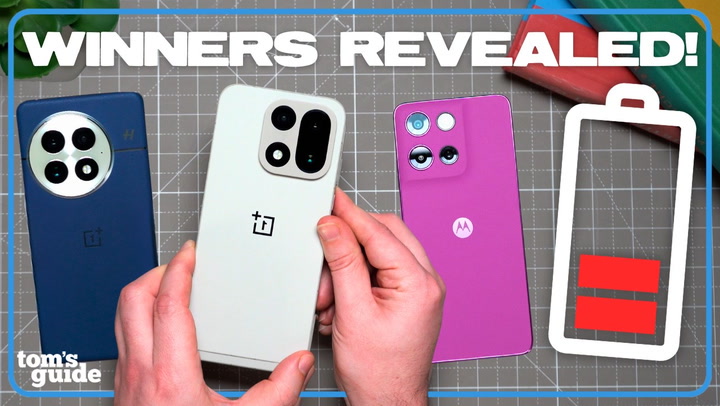 Video thumbnail for BEST Battery Life Phones in 2025 (TESTED + RANKED!) | Tom’s Guide Battery Test
