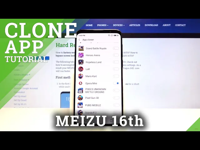 Video thumbnail for How to Clone Applications in Meizu 16th – Create Clone of an App