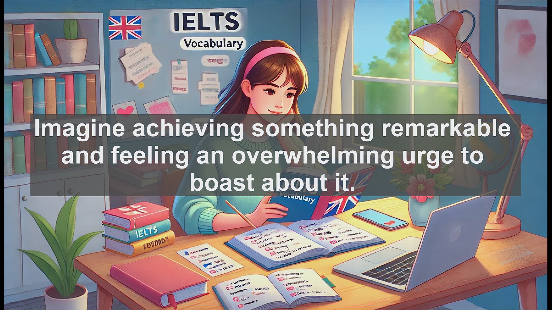 'Video thumbnail for 2000 Must Know IELTS 9.0 Vocabulary - Master the Word 'Gloat' for IELTS Success'