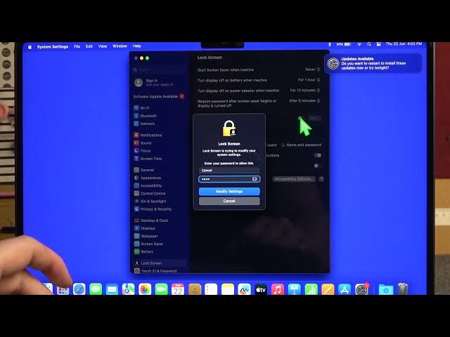 Video thumbnail for How To Set Up Lock Screen Message In Macbook Air M2 2023